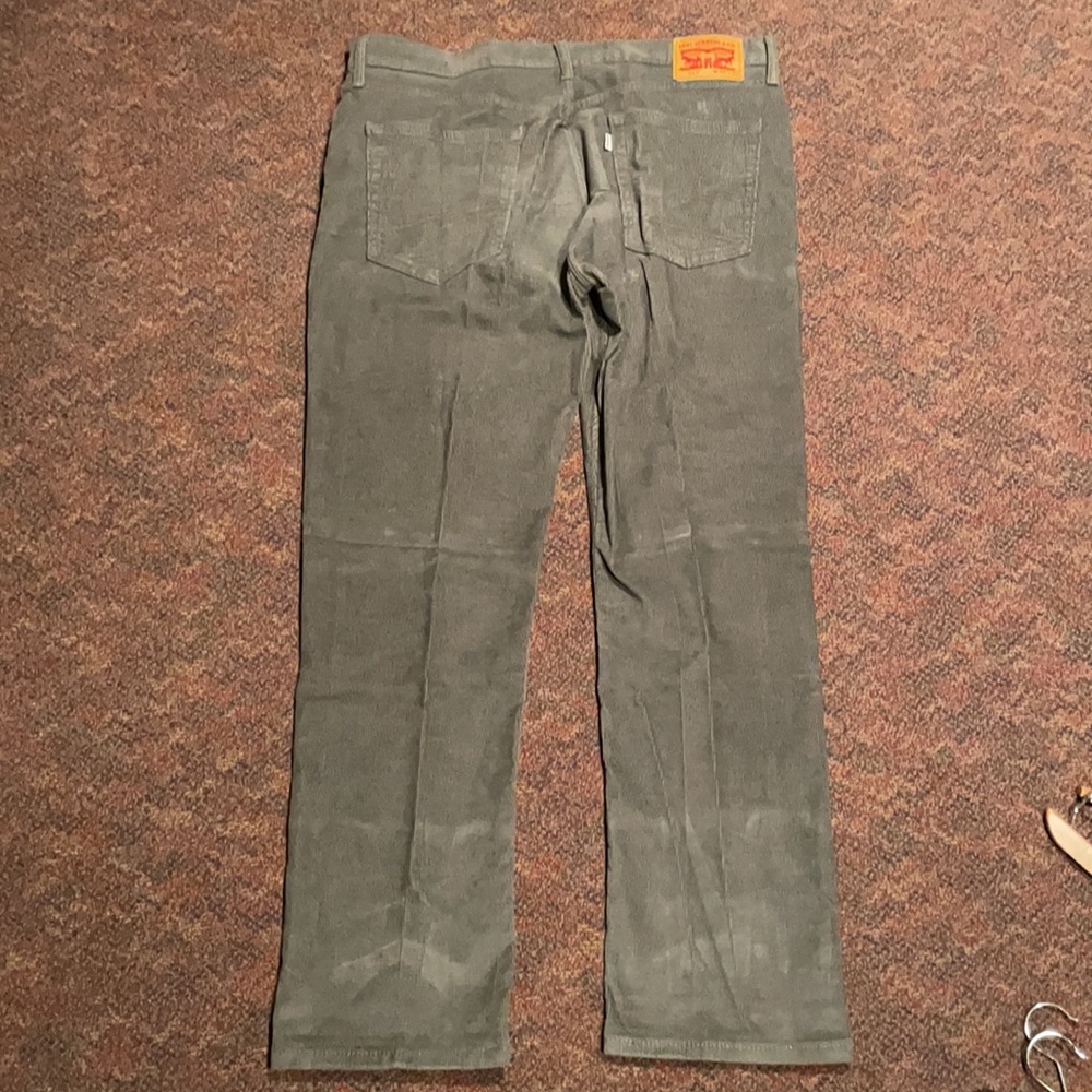 Levi’s velvet jeans.